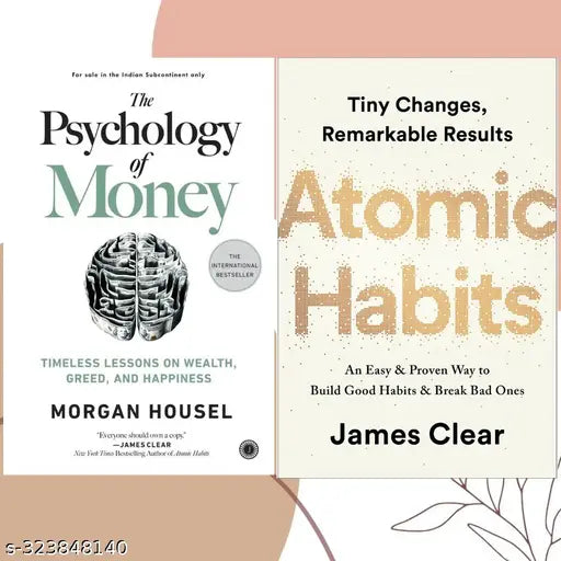 PSYCHOLOGY OF MONEY + ATOMIC HABITS. COMBO OF BOOKS.