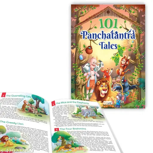 Kid's educational storybook :- 101 Panchatantra Tales book - Classic learning storybook for kids for ages 3-12 years (Paperback)  Kids storybook for early readers