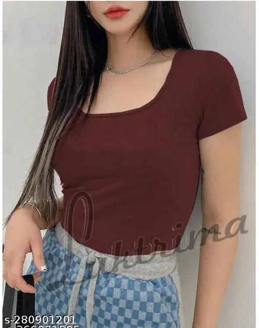 New Latest fancy Deepneck Top For Woman