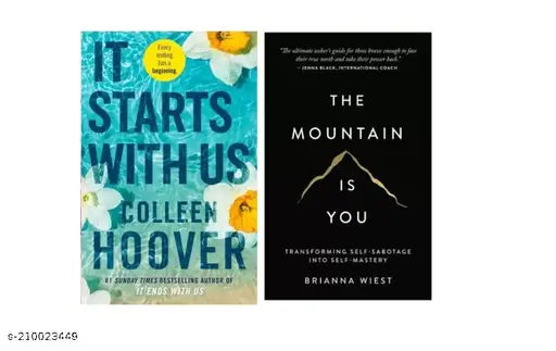 It Ends With+ The Mountain Is You (Set Of 2 Books)  (Paperback  Brailina Weist  Colleen hoover)
