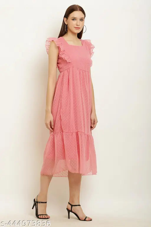 HF polka dot pink dress