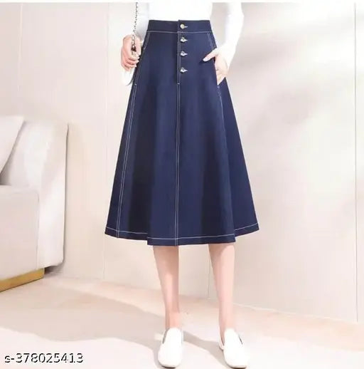 Woman High waist Denim Skirt