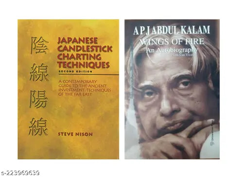 JAPANESE CANDLESTICK CHARTING TECHNIQUES BY STEVE NISON + WINGS OF FIRE AN AUTOBIOGRAPHY BY APJ ABDUL KALAM