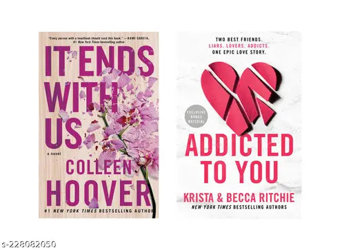 IT END WITH US BY COLLEEN HOOVER + ADDICTED TO YOU KRISTA RITCHIE