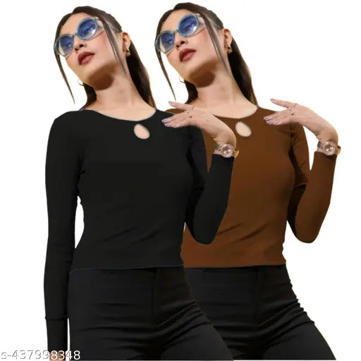 Combo (Pack Of 2) New Stylish Modern Top For woman