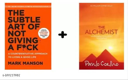 The Subtle Art of Not Giving a F*Ck+ ALCHEMIST (ENGLISH  PAPERBACK) (2 BOOKS COMBO)