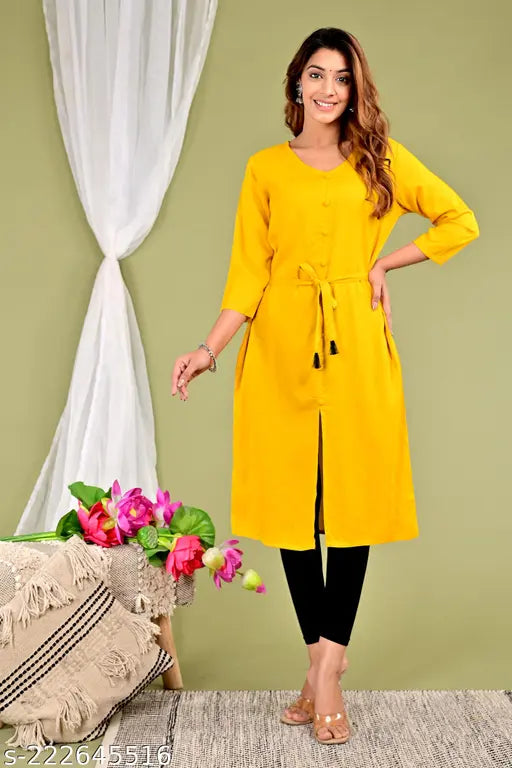 front cut kurti