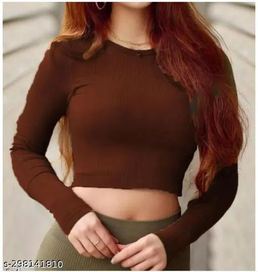 Round Neck Full Sleeve Top