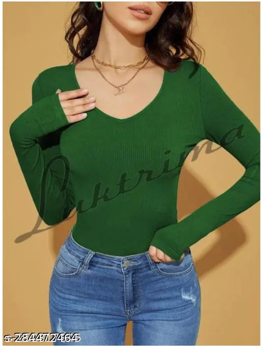 New Latest fancy V Neck Top For summer