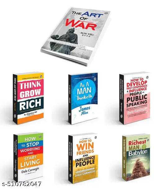 The Complete Guide to Prosperity & Confidence : Think & Grow Rich  The Art of War  How to Win Friends & More Classic English Novel - 7 Books for Personal Growth & Success