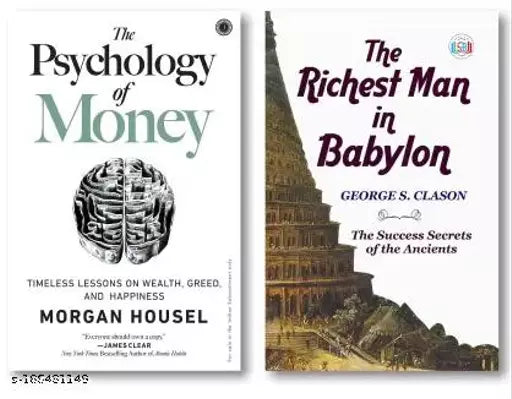 The Psychology Of Money And The Richest Man In Babylon  (Paperback  Morgan Housel  George S. Clason) (2 BOOKS)