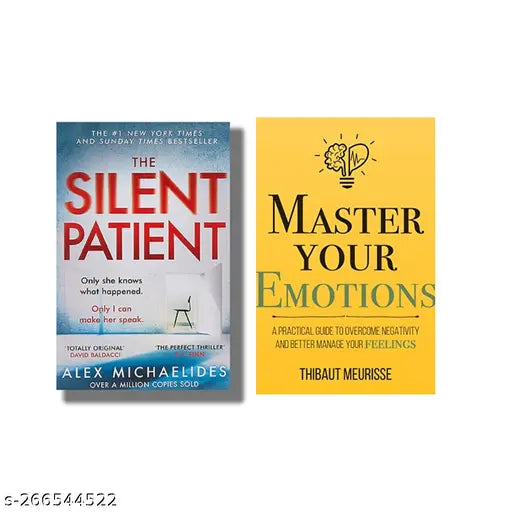 SILENT PATIENT BY ALEX MICHAELIDES + MASTER YOUR EMOTIONS BY THIBAUT MEURISSE