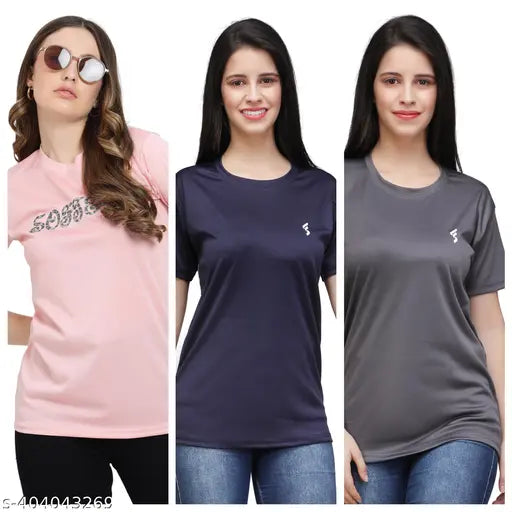 Woman Light weight Polyster T Shirt