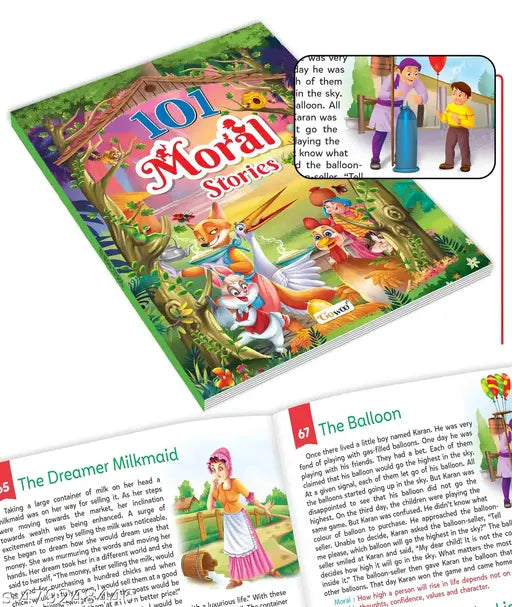 Children’s bedtime tales :- 101 Moral Stories (Ages 3-12) (Paperback) : Fun learning stories for kids  Storybook for education  Learning adventures for young kids