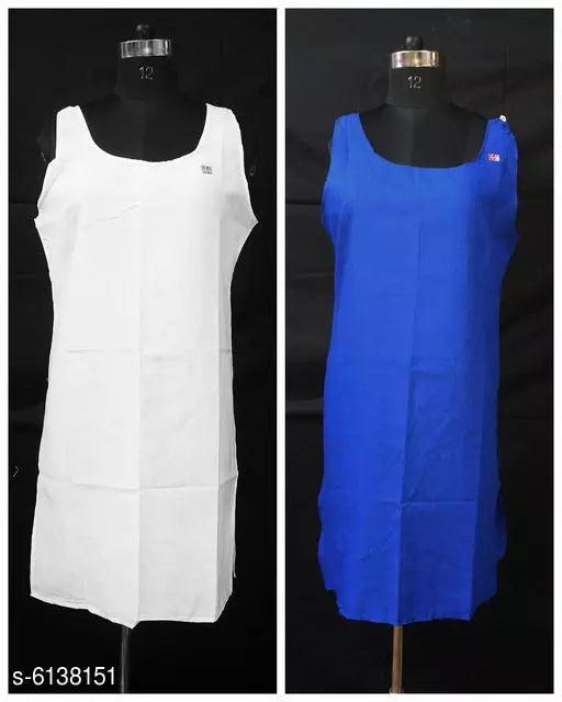 Women's Solid Cotton Kurti