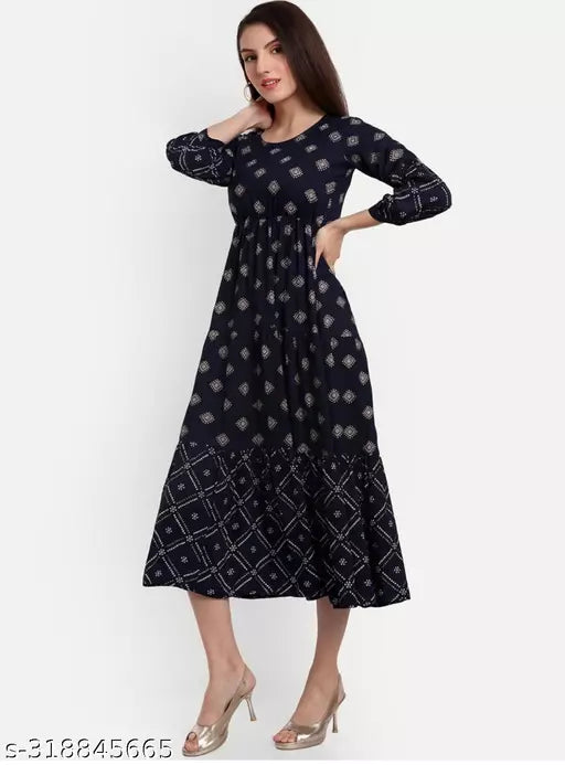 Ethnic Motifs Printed Ethnic Dress