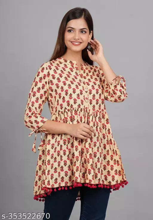 rudraksh rayon printed gown