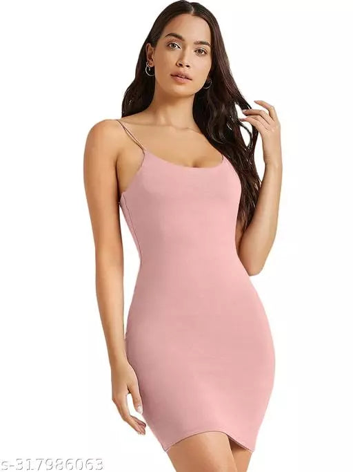 Womens Western Midi Peach Dress