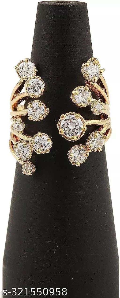 Chic Elegance: Adjustable Artificial Rings Collection for Women & Girls - Affordable Luxury in Every Design