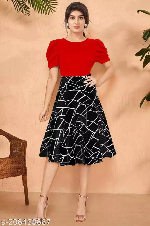 Women"s Printed Dress