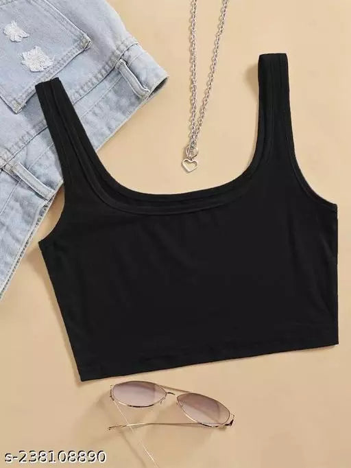 Women Cut Sleeves Tank Top Women Cut Sleeves Crop Top