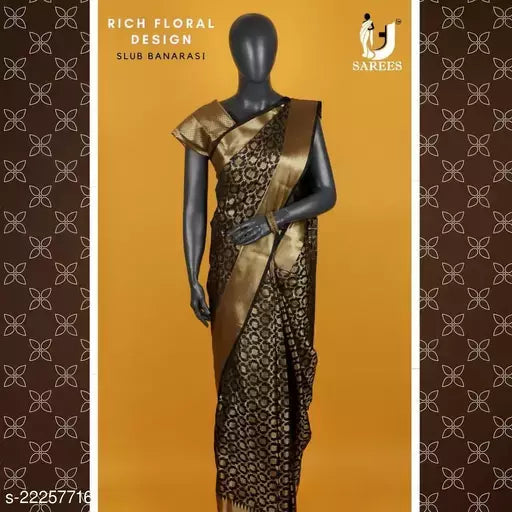 OPERA SILK FLORAL SAREE
