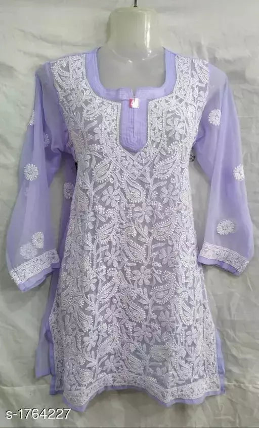 Stylish Chiffon & Georgette Kurti