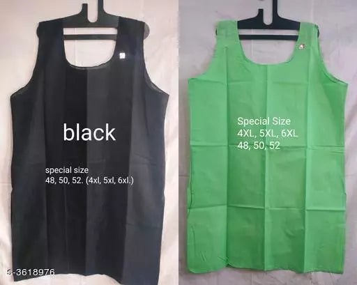 Women Pack of 2 Green Cotton Camisoles