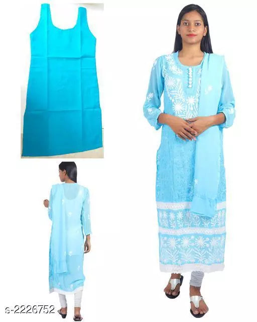 Trendy Cotton Women's Kurta Set
