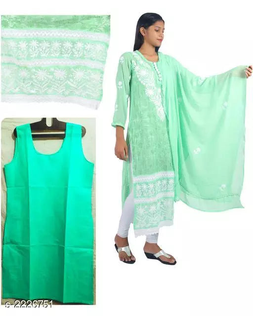 Trendy Cotton Women's Kurta Set