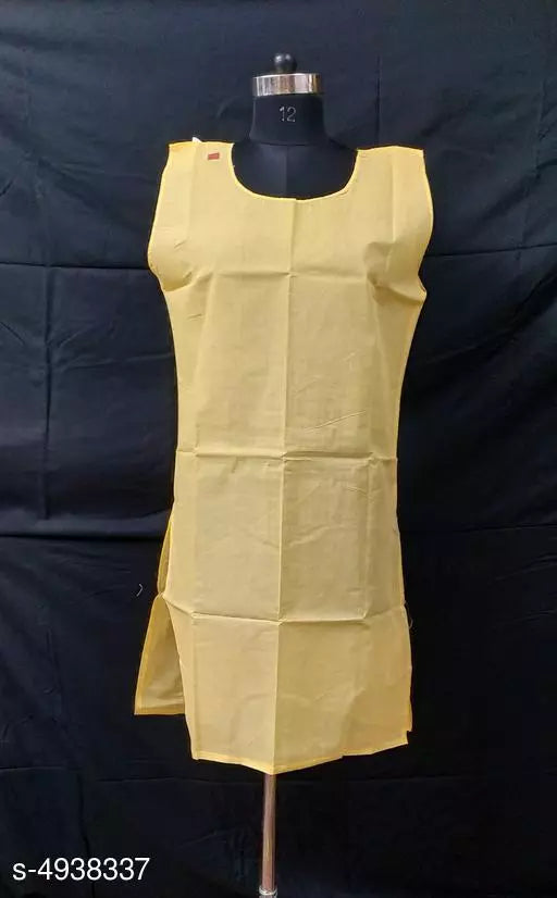 Comfy Women's Cotton Solid Long Camisole Slip