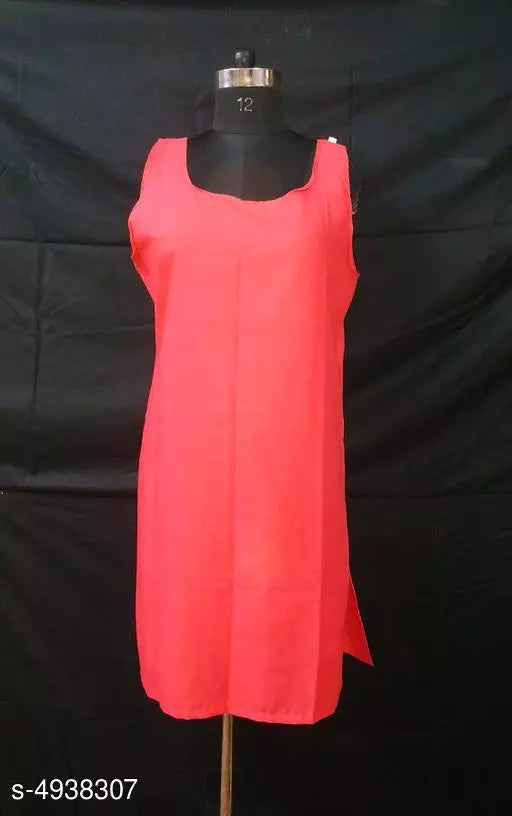 Comfy Women's Cotton Solid Long Camisole Slip