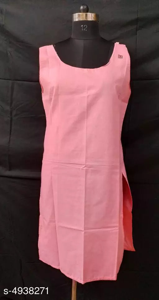 Comfy Women's Cotton Solid Long Camisole Slip