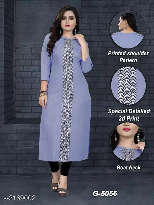 Women's Printed Cotton Kurti