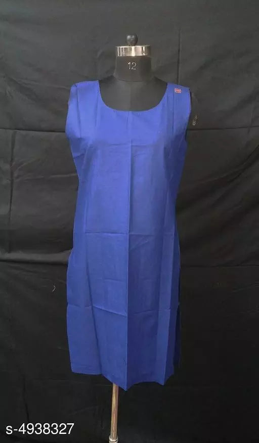 Comfy Women's Cotton Solid Long Camisole Slip