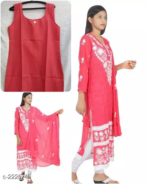 Trendy Cotton Women's Kurta Set