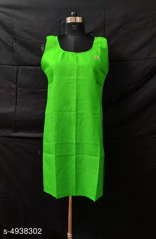 Comfy Women's Cotton Solid Long Camisole Slip