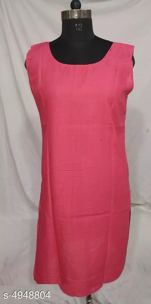 Women's Cotton Solid Long Camisole