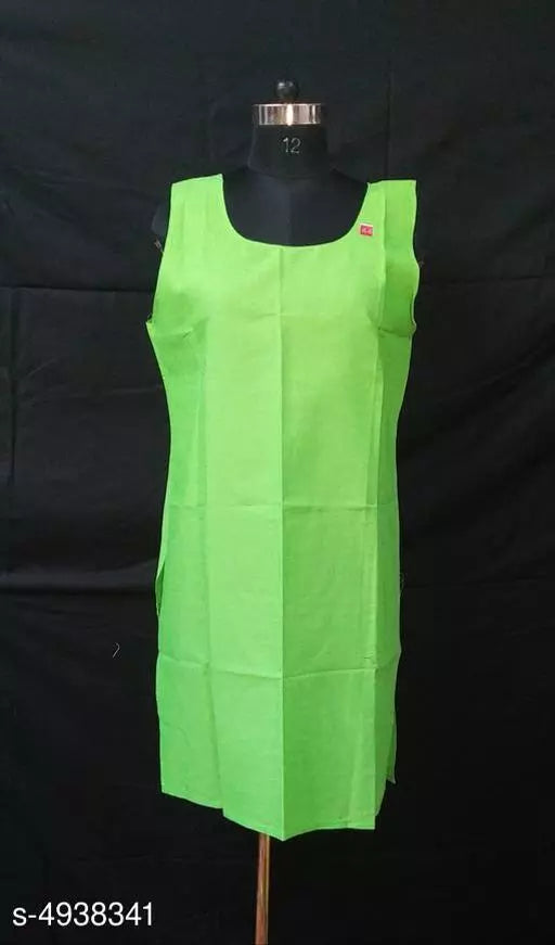Comfy Women's Cotton Solid Long Camisole Slip