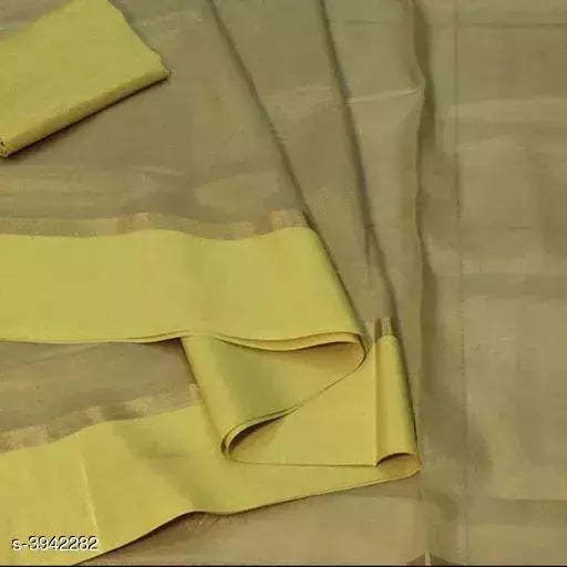 New Attractive Stylish Banarasi Tissue Silk Women's Sarees