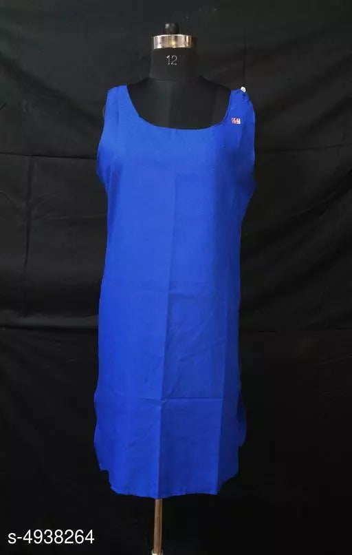 Comfy Women's Cotton Solid Long Camisole Slip