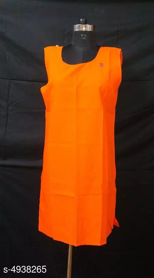 Comfy Women's Cotton Solid Long Camisole Slip