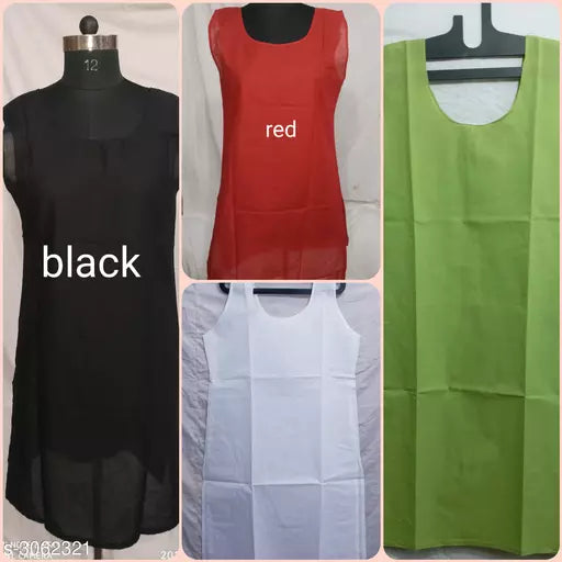 Comfy Women's Cotton Solid Camisoles (Pack Of 4)