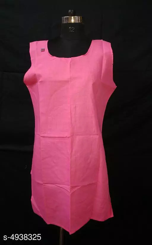 Comfy Women's Cotton Solid Long Camisole Slip