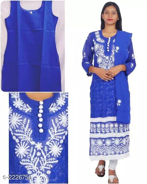 Trendy Cotton Women's Kurta Set