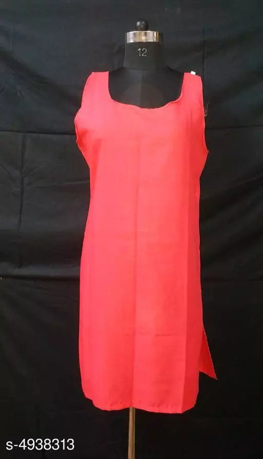 Comfy Women's Cotton Solid Long Camisole Slip