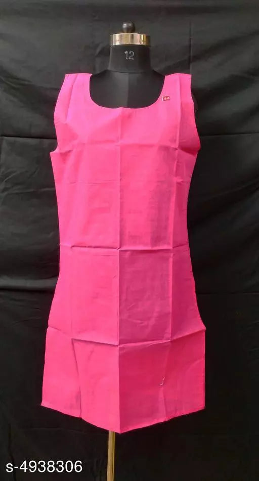 Comfy Women's Cotton Solid Long Camisole Slip