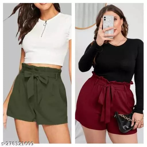 Casual Modern Women Shorts