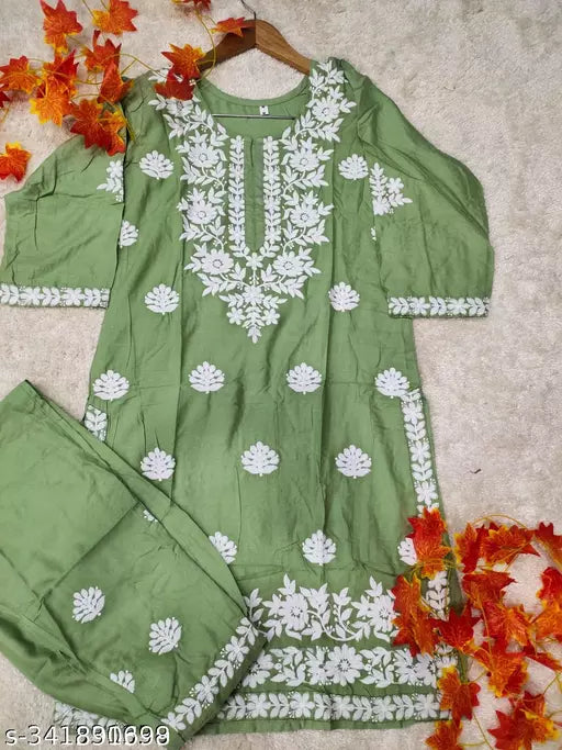 NEW EMBROIDERY KURTA PLAZZO