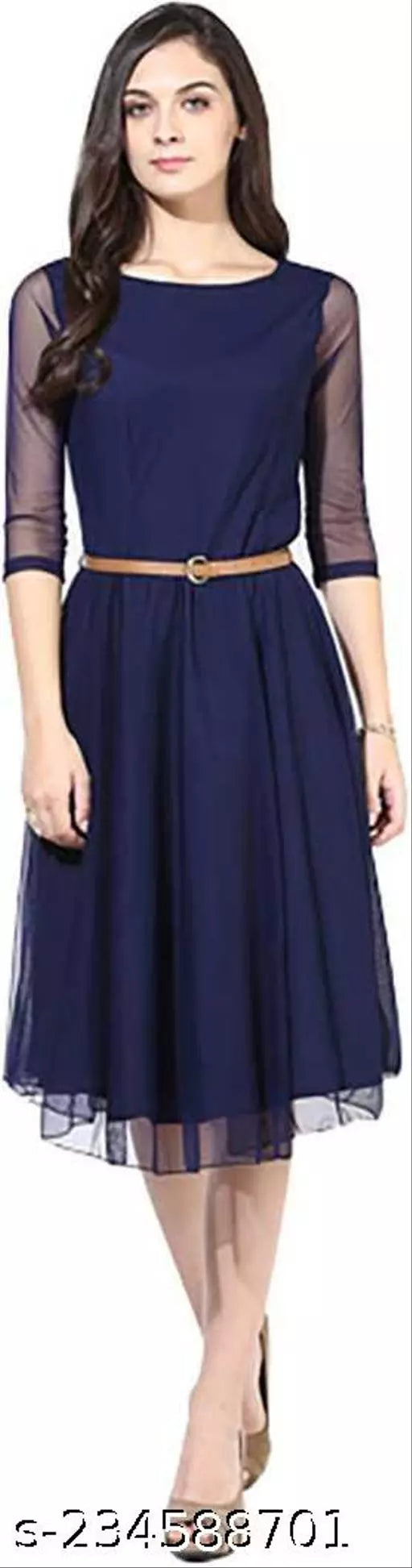 Womens Dress With Free Leather Belt
